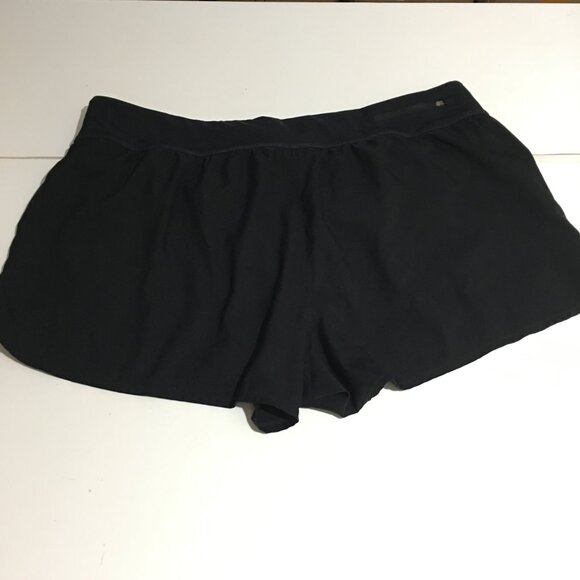 Nike Womens Size 3X Running Shorts Solid Black - Picture 6 of 11
